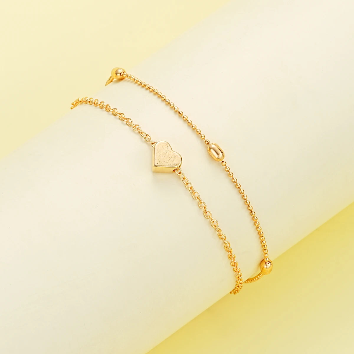 Pearl Heart Collection – Elegant Necklace & Bracelet Set