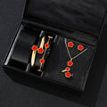 Lucky Blossom 5-Piece Jewelry Set for Women